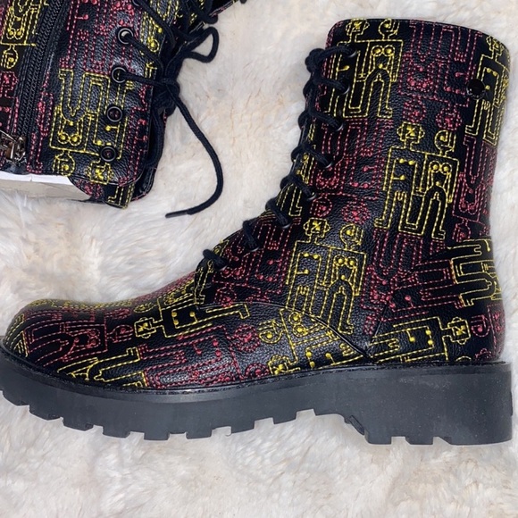 DESIGUAL UNIQUE DESIGNER BOOTS - Picture 2 of 8